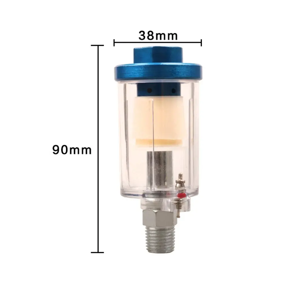

1/4" Water Oil Separator Inline Air Hose Filter Moisture Trap For Compressor Spray Paint Gun Pneumatic Tool Parts