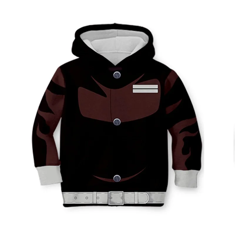 

Popular Children Demon Slayer Kimetsu No Yaiba Hooded Sweatshirt Cosplay Boy Zipper Jackets Sweatshirts Halloween Costumes
