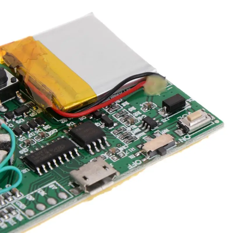 

Music Playing Board Greeting Card Voice Module Button/Light Induction Control 517A