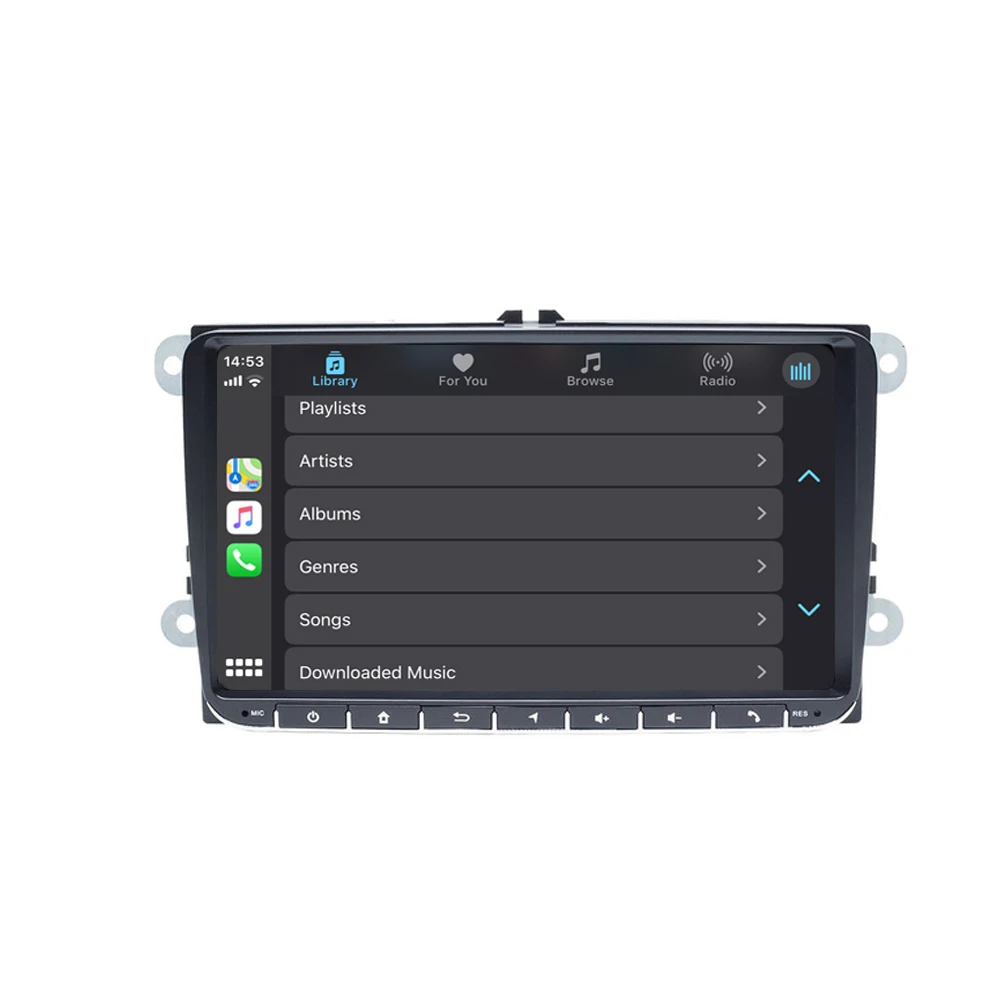 Мультимедийный плеер на Android 9 0 с CarPlay для VW GOLF 5 6 Polo Passat CC Jetta Tiguan Touran Skoda радио GPS