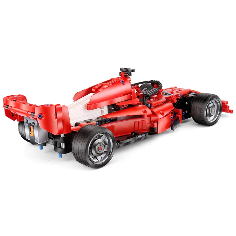 Yeshin MOC мотор Функция автомобилей моторная техника автомобиль F1 формула гоночный скоростной автомобиль строительные блоки кирпичи сборка автомобиля Модель детские игрушки