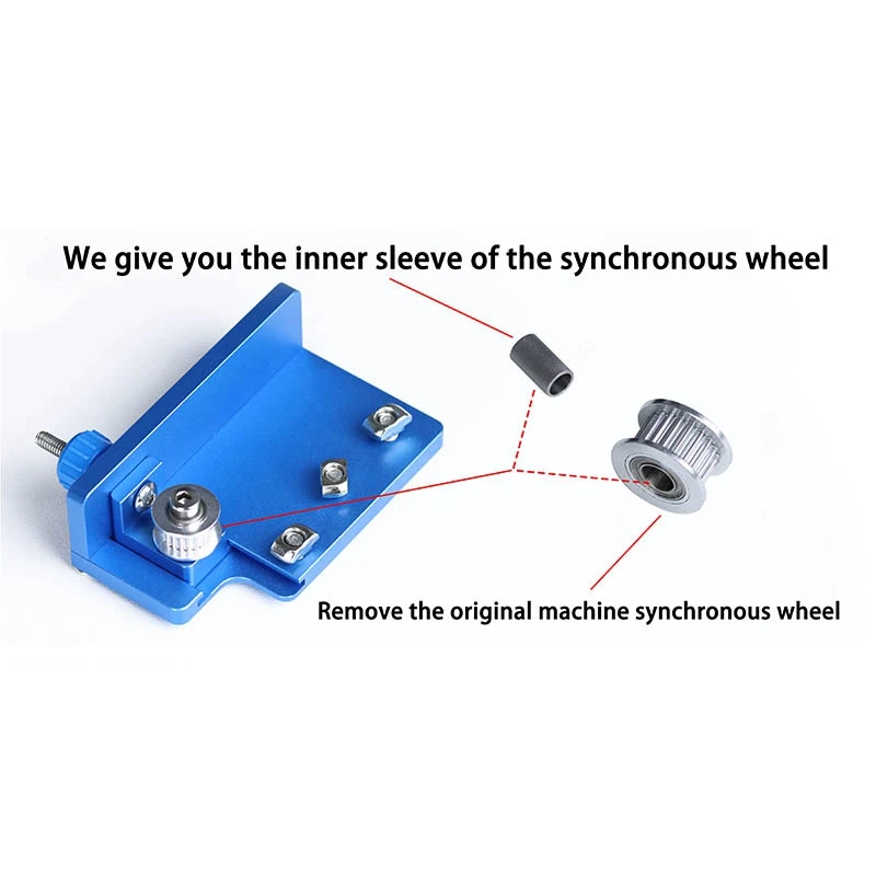 

NEW-3D x Axis Y Axis Synchronous Belt Stretch Straighten Tensioner for Creality 3D Sidewinder X1 SW-X1 V2 Version