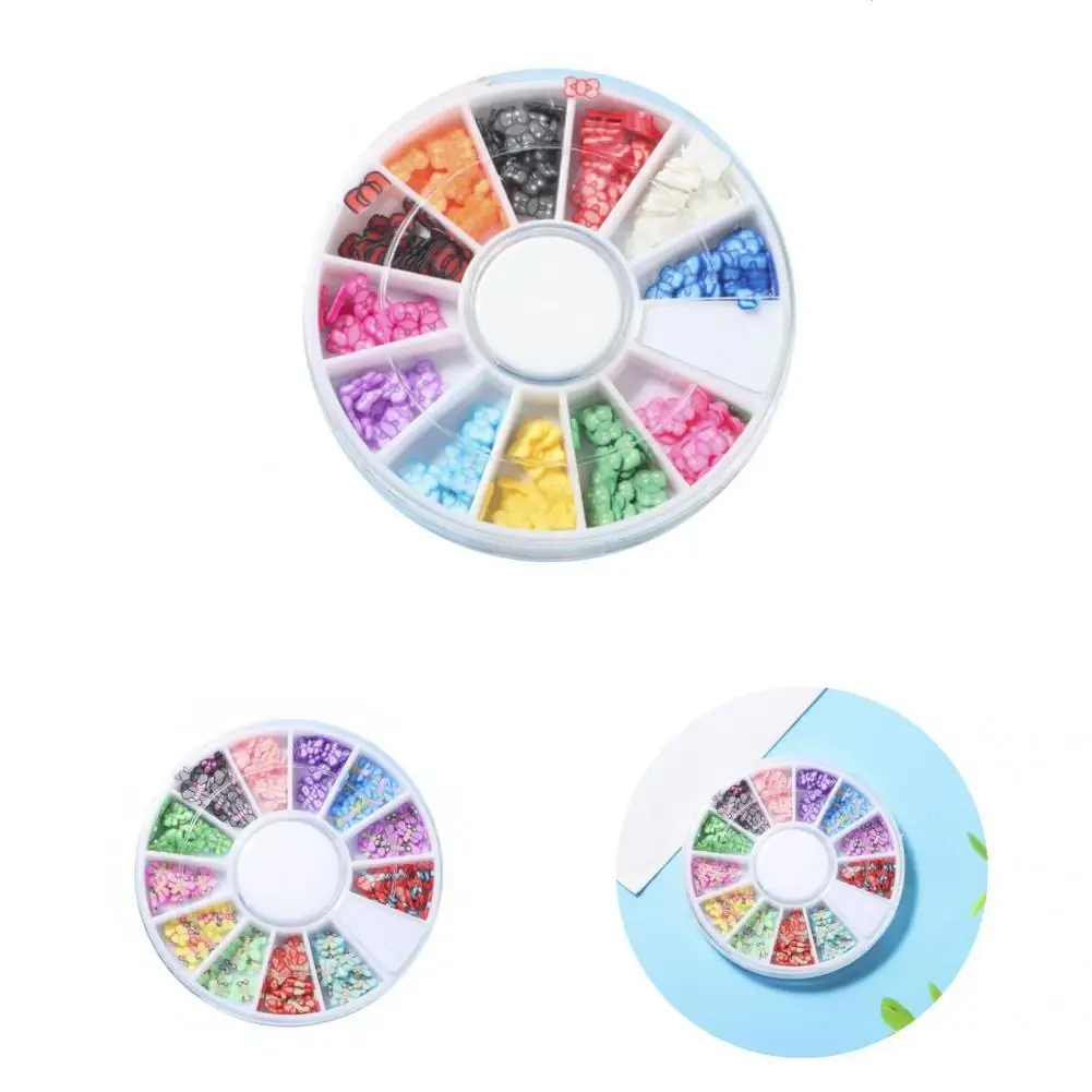 

1 Box Decorative Nail Decorations Vivid Fruit Slices Polymer Clay Nail Art Decors for Manicure Nail Flake Nail Slice