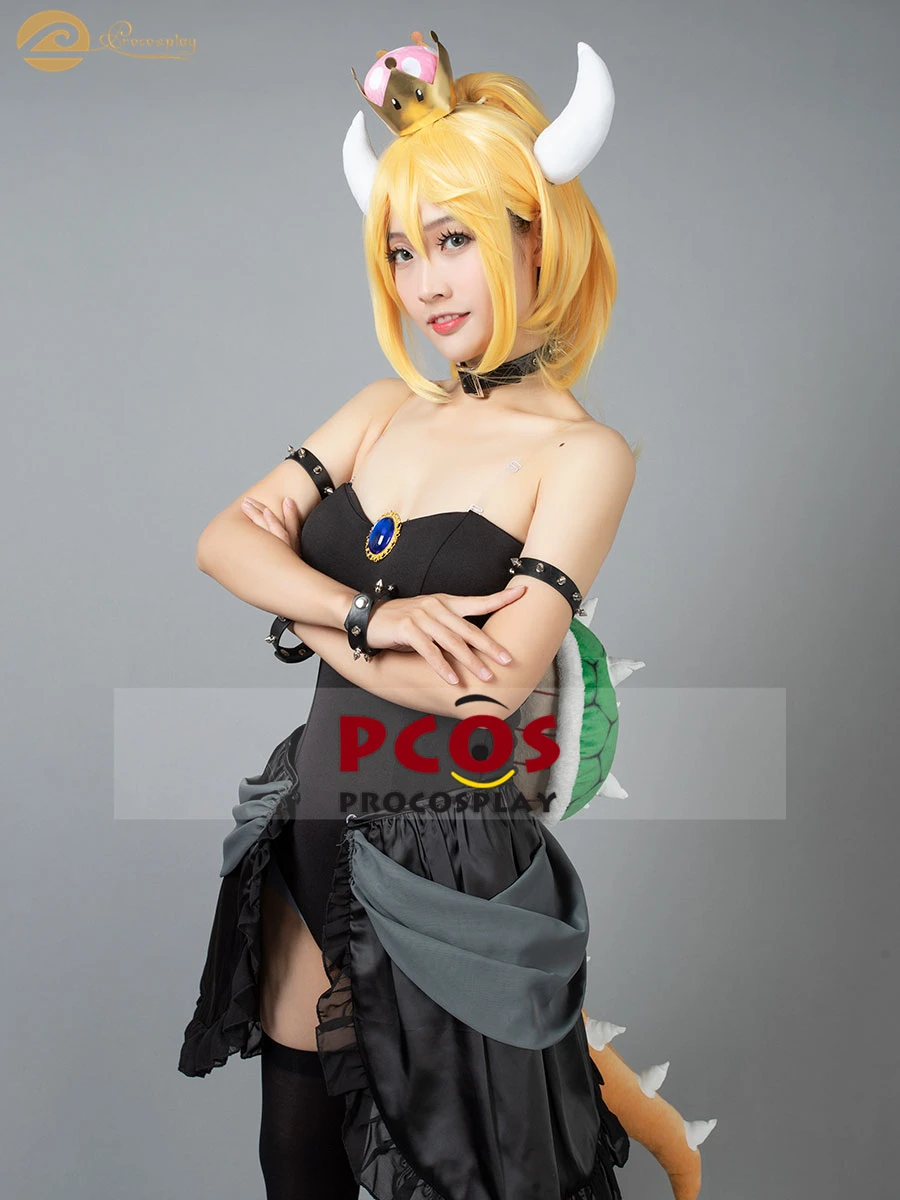 Новинка* ; костюм для косплея «Super Mario Bros Bowser Kuppa Koopa Hime»; маскарадный костюм принцессы Bowsette; mp004229