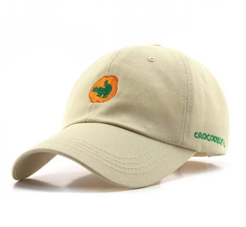 Мужская хлопковая бейсболка TULA020 Регулируемая Кепка с вышивкой в виде животного