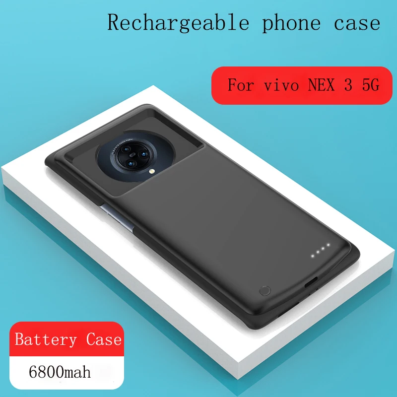 Новинка 2019 высококачественный внешний аккумулятор 6800 мАч чехол для vivo NEX 3