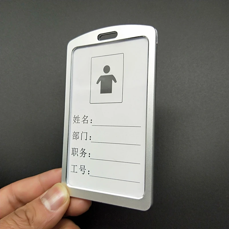 Вертикальный чехол из алюминиевого сплава разных цветов с отделением для карт|card