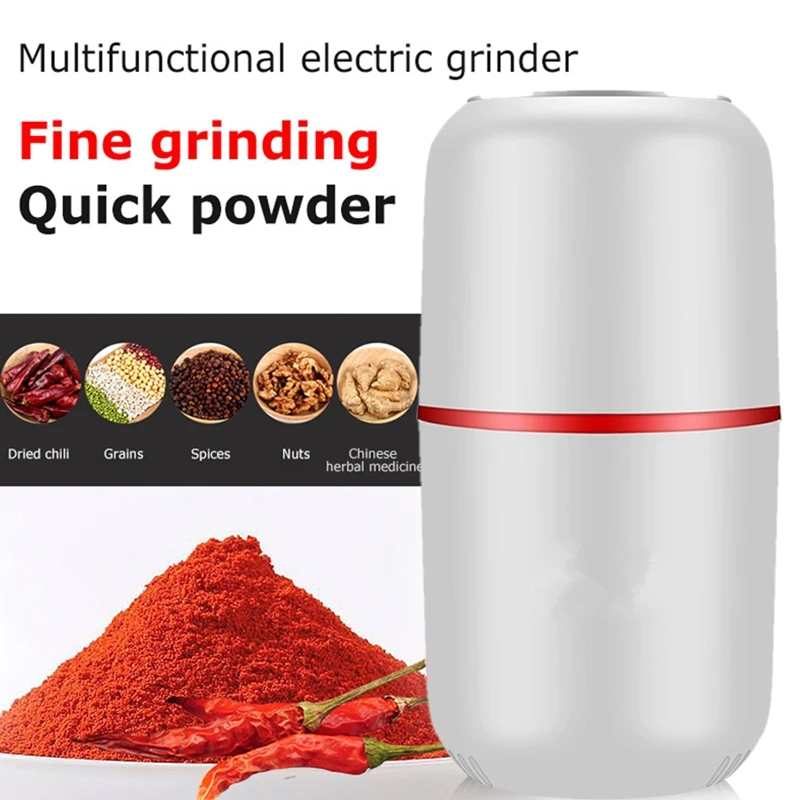 

Electric Coffee Grinder,Coffee Bean Grinder with Stainless Steel Spoon, Grinder for Spices,Pepper&Grains EU Plug
