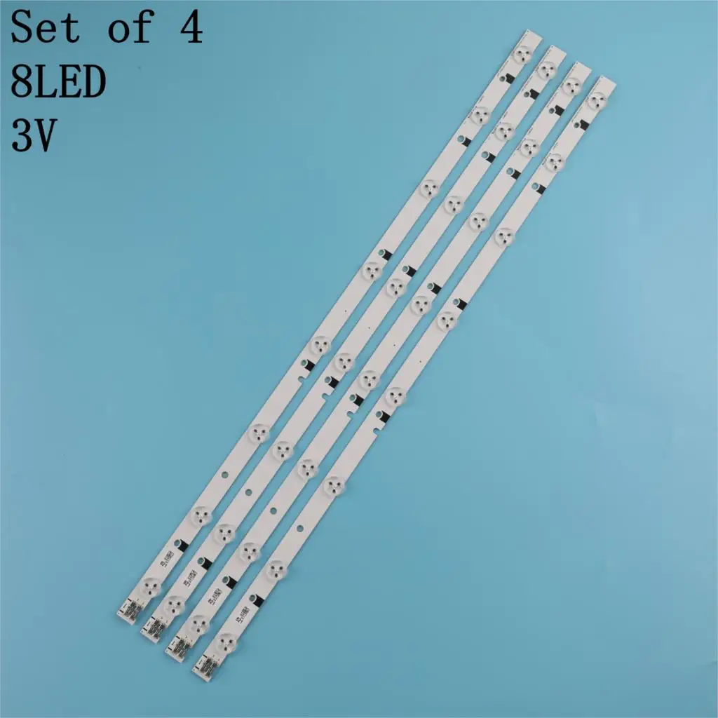 

New Kit 4 PCS 8LEDs 580mm LED backlight stirp for UE32EH4000W UN32EH4000 D1GE-320SC0-R3 BN96-24166A BN96-24145A 32H-3535LED-32EA