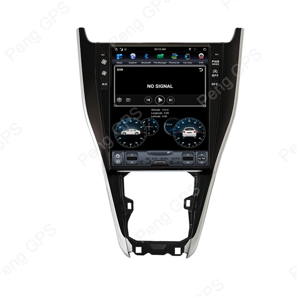 12," 6 ядер Android 8,1 Тесла вертикальный экран для toyota harrier 2013+ Радио магнитофон 1920*1080 gps Навигация DVD плеер