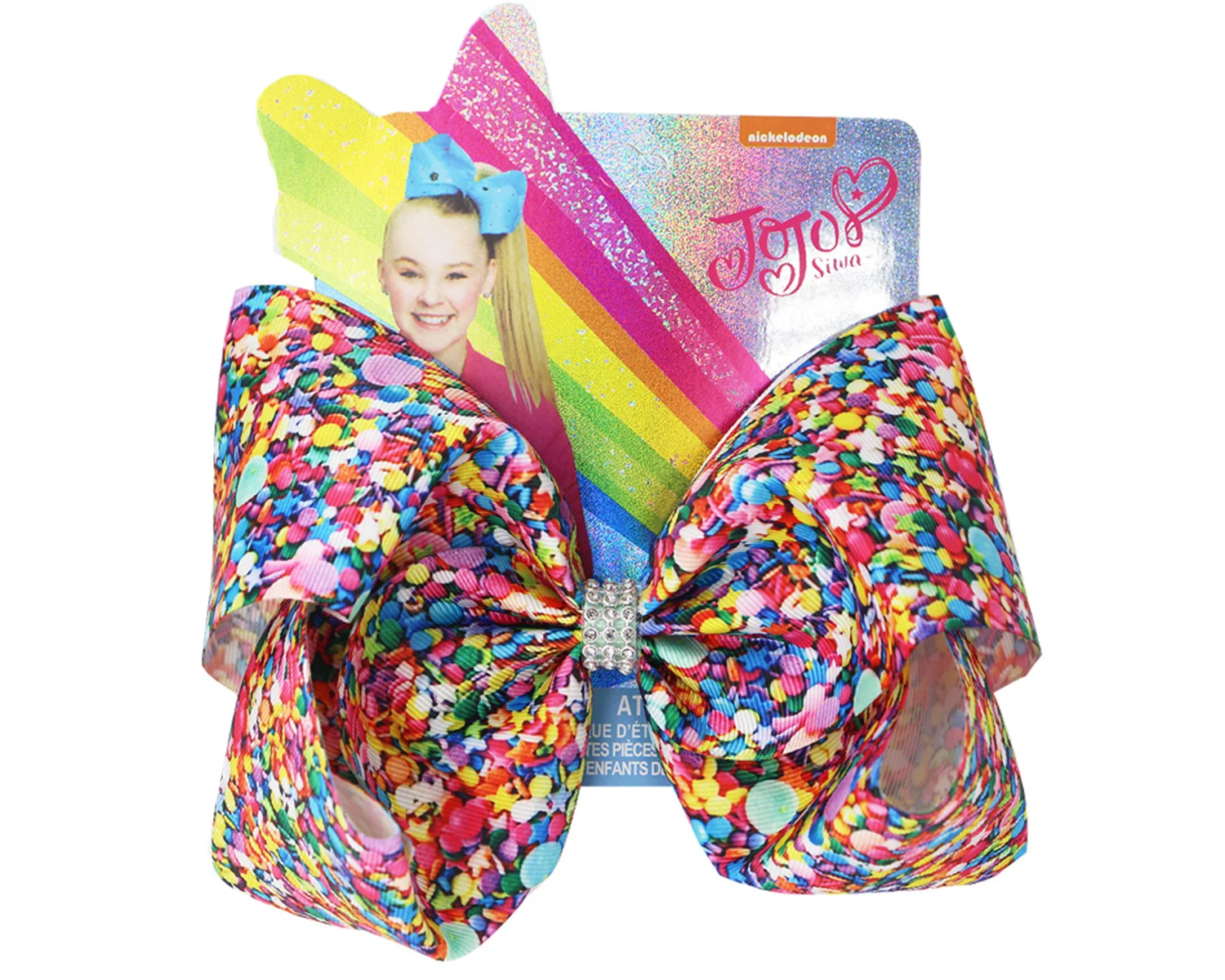 

NEW 8INCH ice cream hair bow print ribbon rainbow Bowknot with hair clip Headwrap for baby girls Hair Accessories