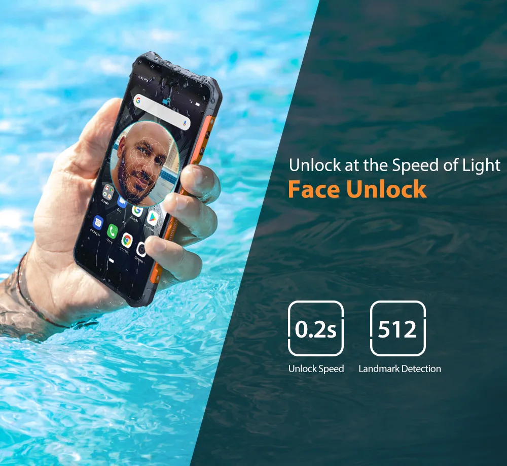 Ulefone Armor X5 5," мобильный телефон 4G LTE прочный водонепроницаемый смартфон Android 9,0 мобильный телефон 3 ГБ 32 ГБ MT6763 Восьмиядерный IP68 NFC