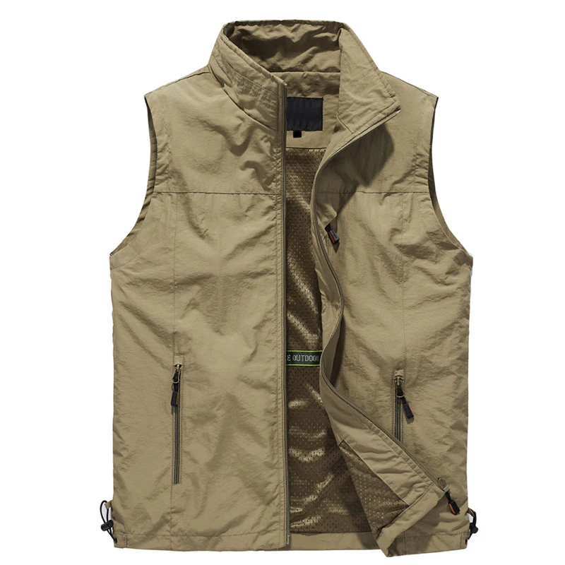 

Men Outdoor Vest Mesh Breathable Waistcoat Leisure Sports Fishing Vest BMF88