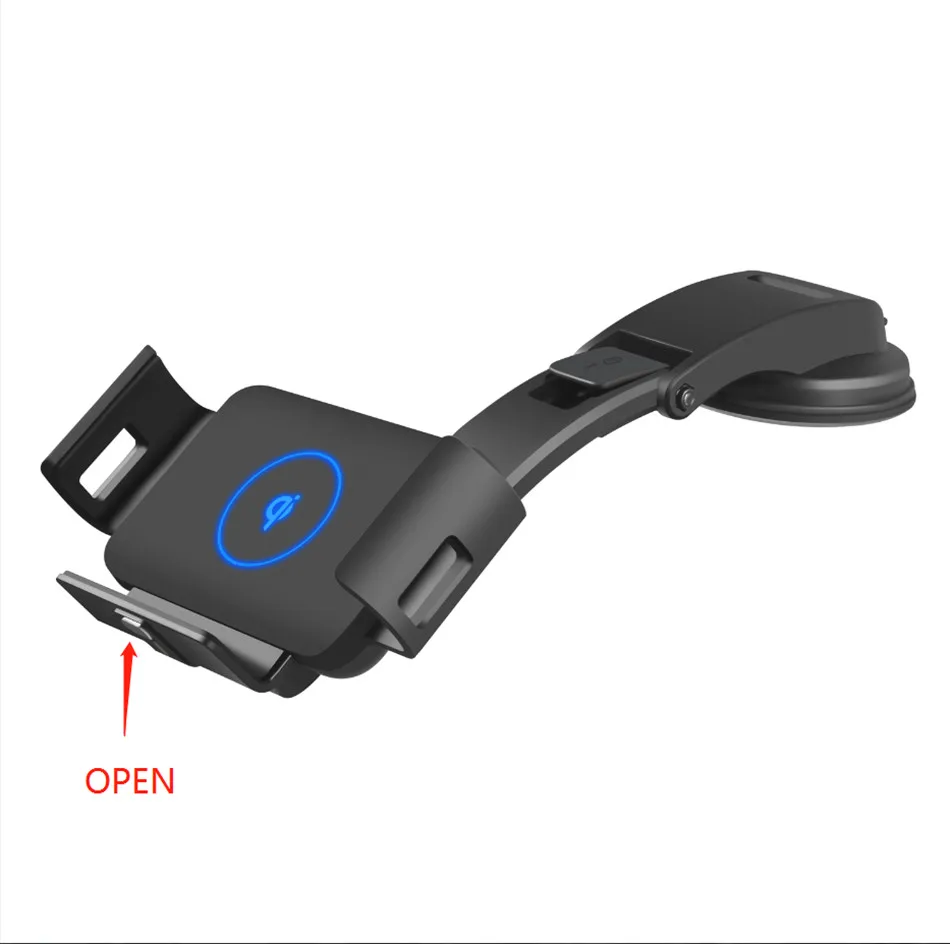 youxiu qi car wireless charger 10w auto clampping for samsung fold note 10 iphone x xs max 11 pro max huawei mate x phone holder free global shipping