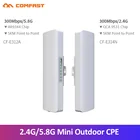 Comfast 300 Мбитс открытый Wifi роутер на большое расстояние 2,4G5,8G беспроводной мост 2 * 4dBi WIFI усилитель сети Wi-Fi точка доступа