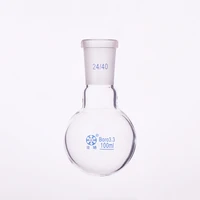 single standard mouth round bottomed flaskcapacity 100ml and joint 2440single neck round flask