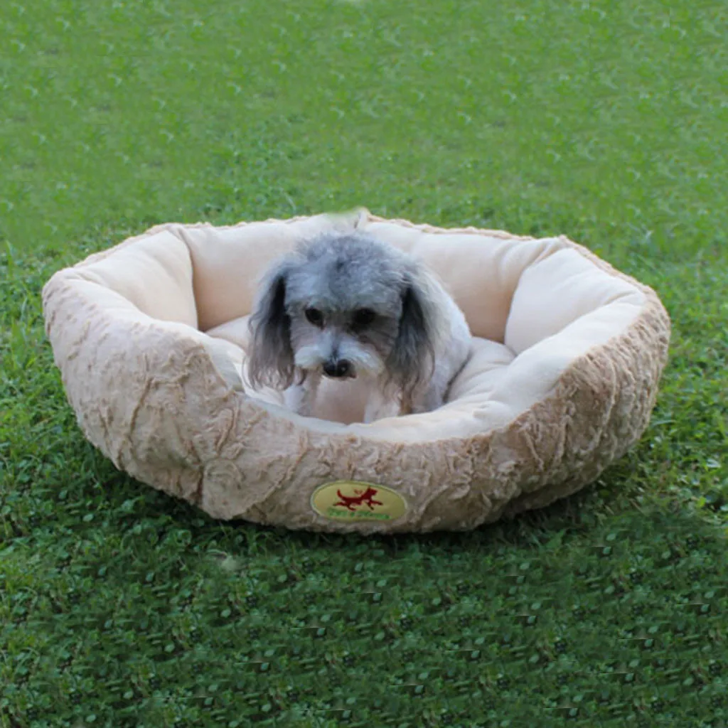 Удобная кровать любимчика плюшевые будка для собак одеяло собаки питомца мусора