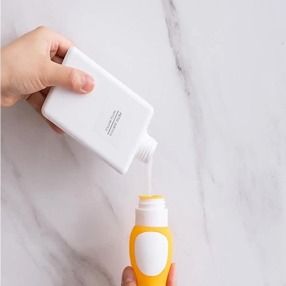 Портативный милые многоразового Путешествия силиконовый пустые бутылки шампуня