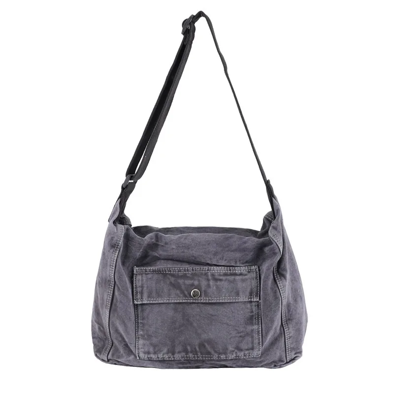 

New Leisure Fashion Canvas Bag Simple Ladies Bag One Shoulder Women's Bagmessenger BagFree Shipping