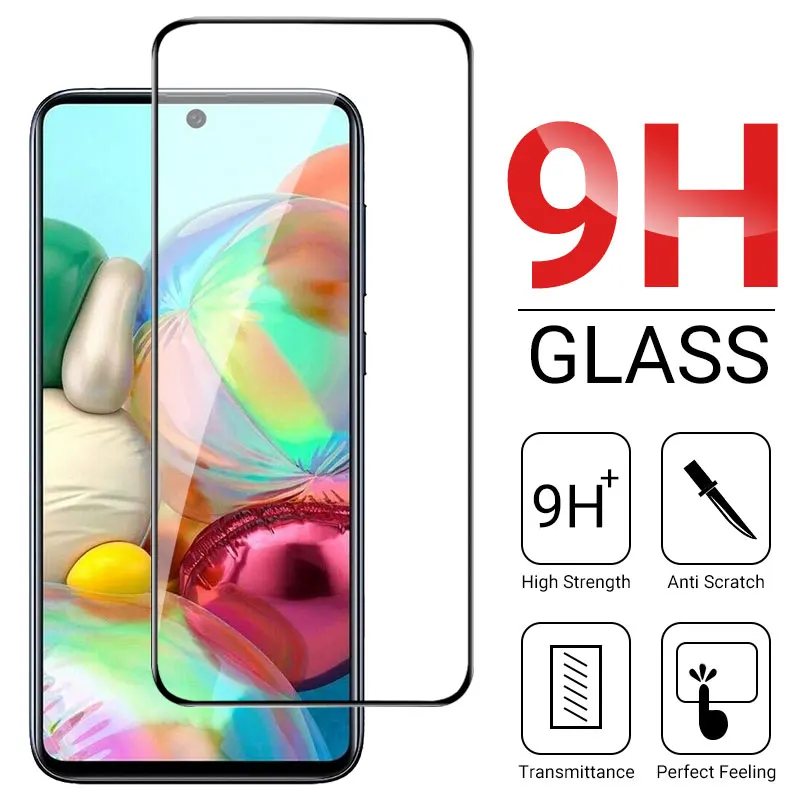 

9H Full Cover Tempered Glass For Samsung S20 FE Film Samsung Note 10 Lite S10 M21 M31 S6 S7 M10 M11 M40 M51 M62 Screen Protector