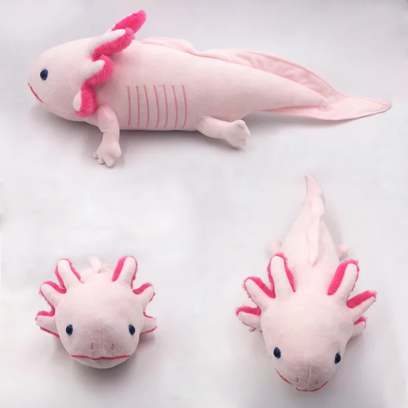 Милая Axolotl мягкая плюшевая игрушка Реалистичная имитация Ambystoma мексиканский