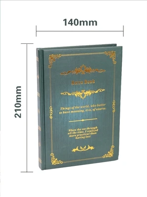 Европейский стиль, толстая Ретро Волшебная книга, блокнот, канцелярские принадлежности, труба А6, толстый креативный портативный блокнот, дневник, записная книжка для путешественников - Цвет: T