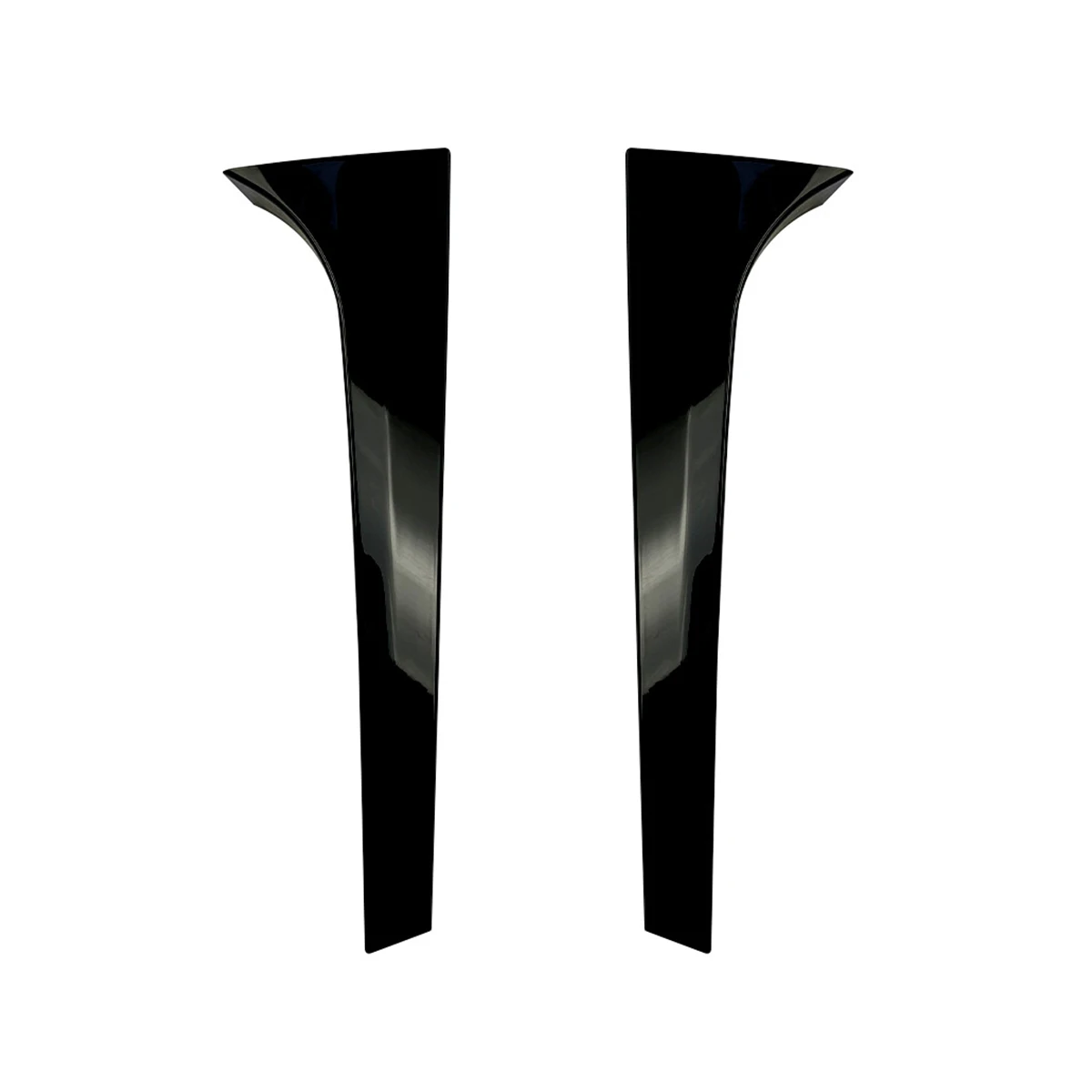 

Блестящий черный спойлер из АБС-пластика для заднего стекла автомобиля, обшивка боковых крыльев для Volkswagen, Skoda Kodiaq, Стайлинг автомобиля, 2 шт.