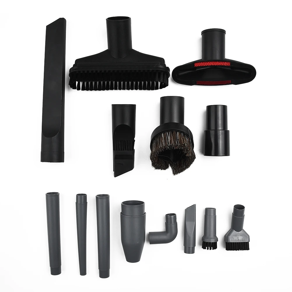 

15pcs/Set Vacuum Cleaner Accessories Suction Head Flat Nozzle Brushes 2in1 Tip Conversion Head 32/35MM Vacuum Cleaner Parts Set