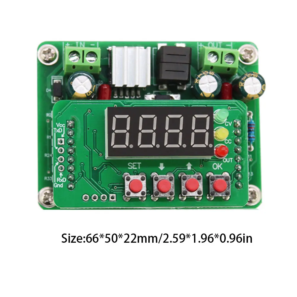 

Power Supply Module Constant Voltage Charging Module Board NC DC Adjustable Buck B3603 Power Supply Module with Digital Display