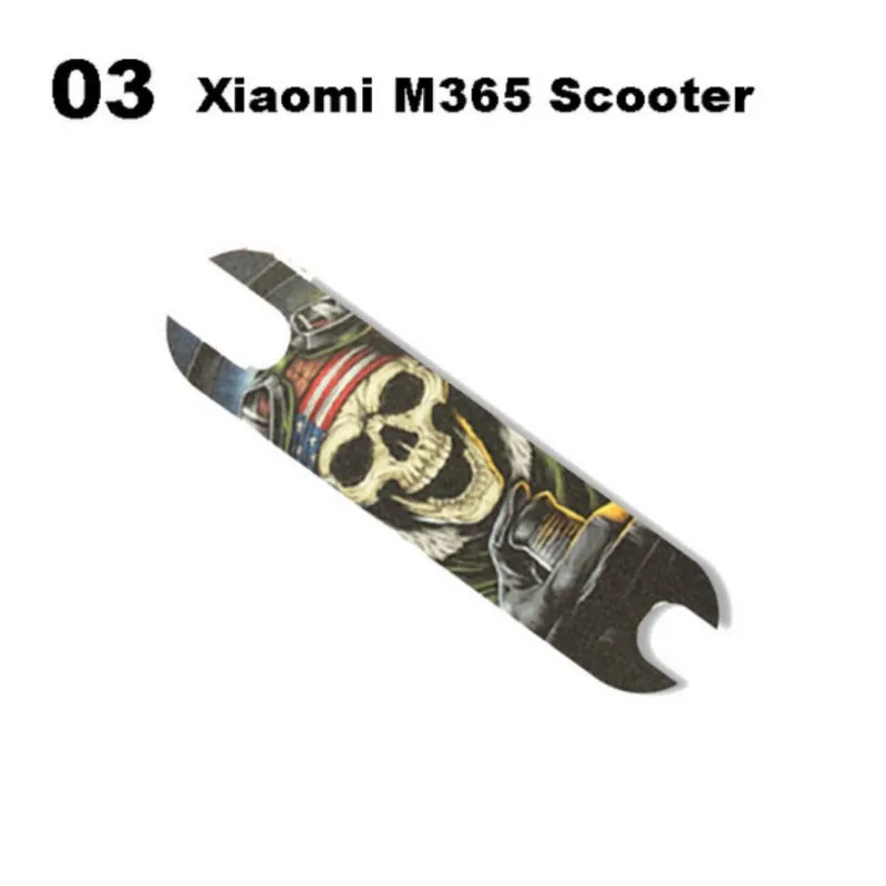 Для XIAOMI Mijia M365 электрический скутер педаль подножка Griptape лента с наклейками Пастер Нескользящая мультяшная наждачная бумага для скейтборда - Цвет: 2