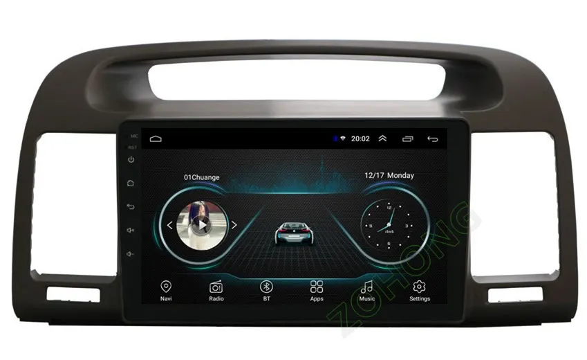 4G 2+ 32Gb 2.5D дерево цвет для Toyota Camry V30 2002-2006 Android автомобильный мультимедийный плеер авторадио автомобильный радиоприемник с навигацией GPS wifi