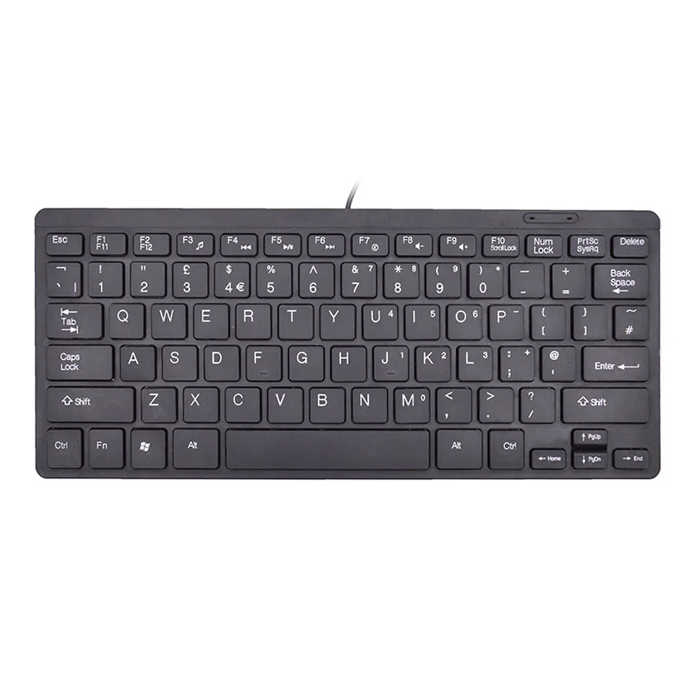78 клавиш тихий тонкий USB металлическая отделка легкий ультратонкий для