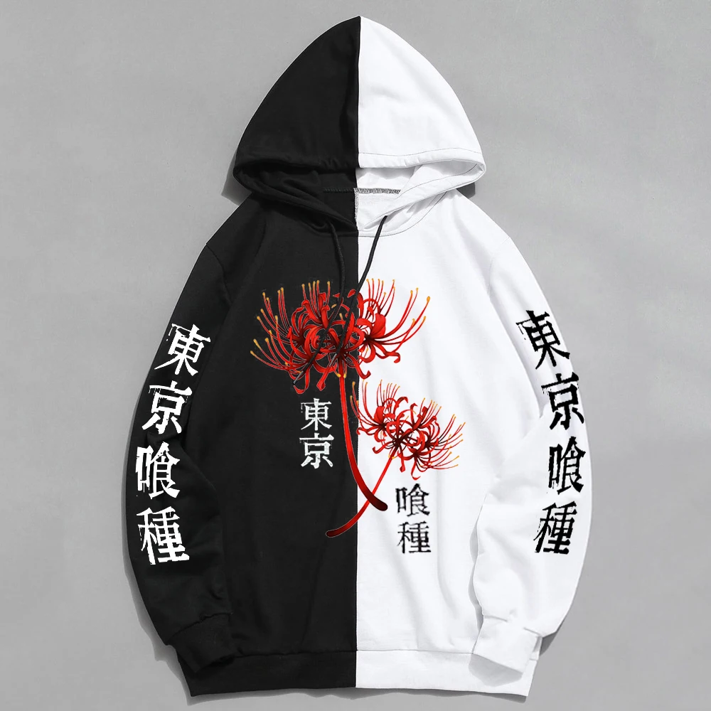 Толстовка с капюшоном из японского аниме Токийский Гуль паук лилия мужская и