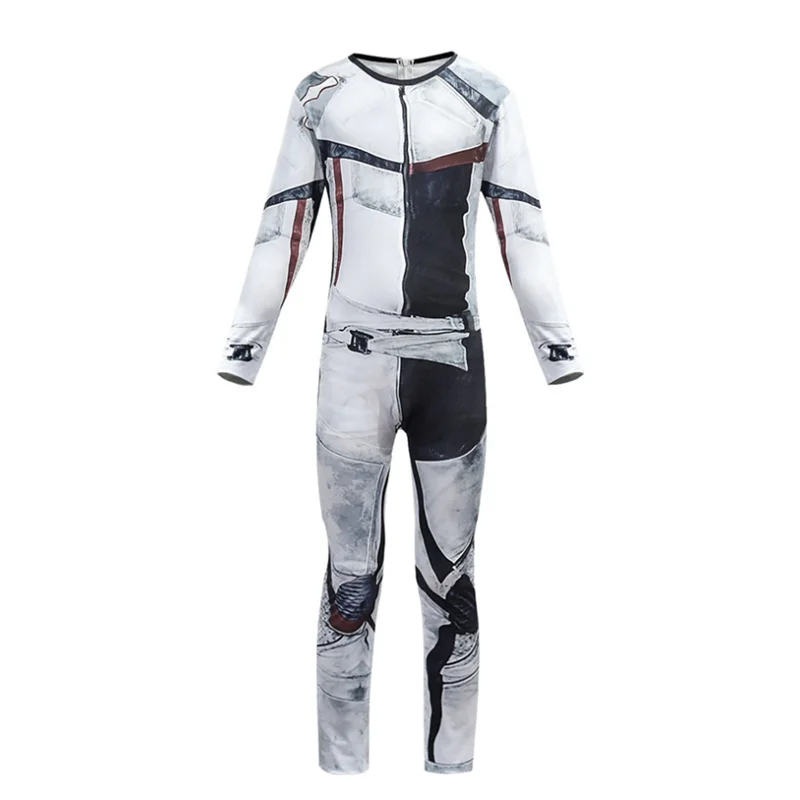 Комбинезон для мальчиков 3 Карлос костюм косплея зентай с 3D принтом детские