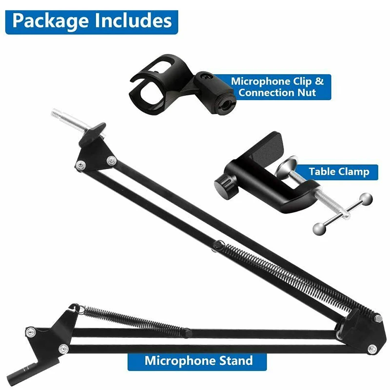 Профессиональная настольная подставка для микрофона|Микрофонные стойки| |