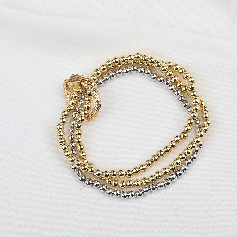 3 шт. овальные сердца капли воды замок застежки шармы браслет нити медные бусины