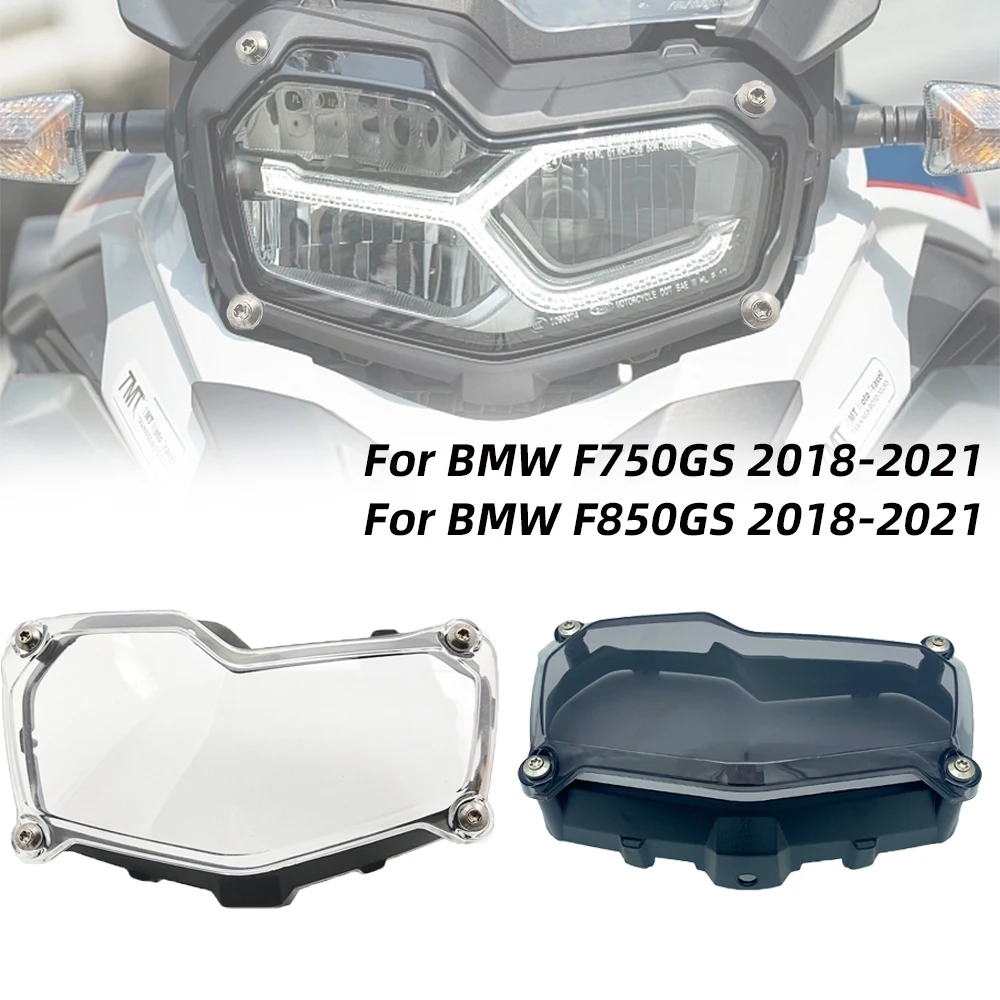 REALZION Motorcycle Headlight Guard Protector Cover Head Lamp Light Patch Grille For BMW F750GS F850GS  F 750GS 850GS 2018-2021