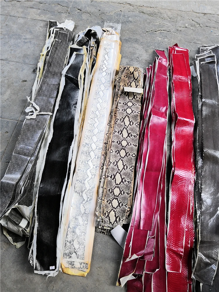 Сделай сам 14 цветов натуральная змеиная кожа ткань с инструментами ручной работы