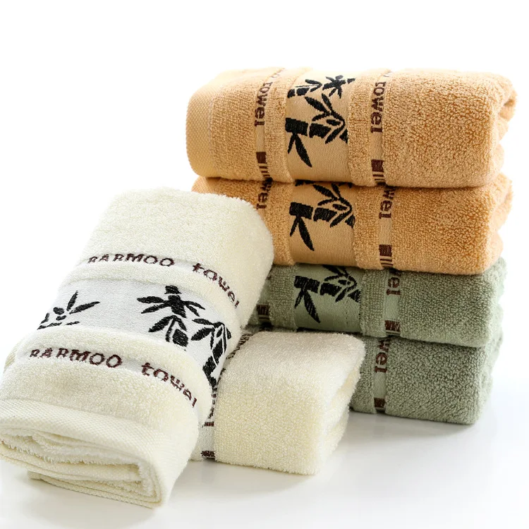 

Black Ink Bamboo Jacquard Width Break Thick Hand Washing Towel Soft Best Value Towels For Bathroom 3 Color Household Products