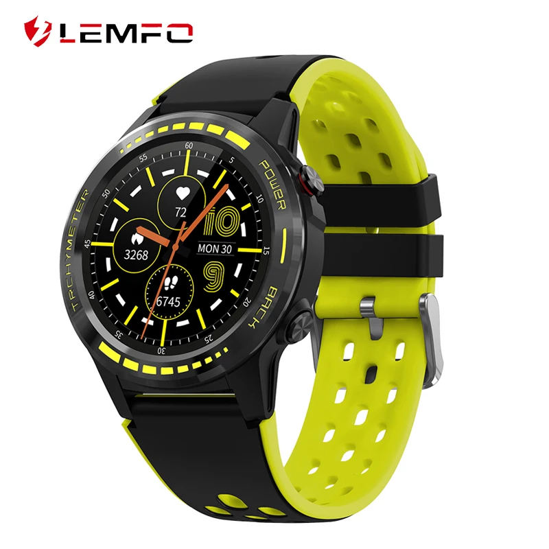 Смарт часы LEMFO M7S мужские с GPS пульсометром измерением давления и