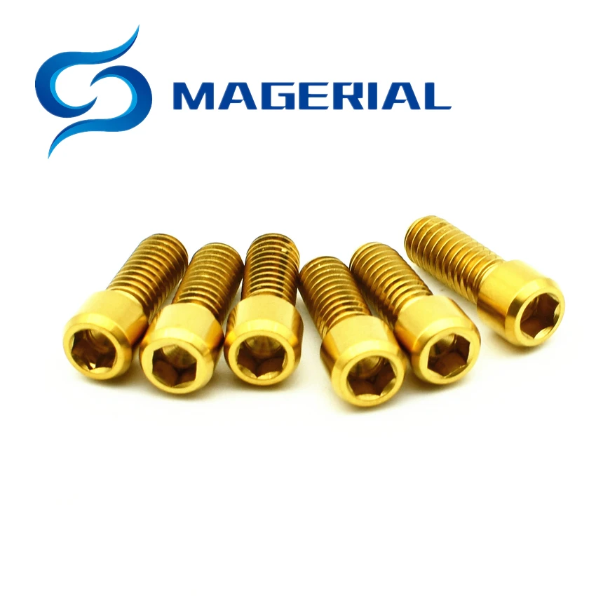 Титановый M4 X 10 13,5 15 20 25 мм шестигранный ключ маленькая головка болт для велосипеда задний/передний переключатель H/L регулировочные винты 4 шт