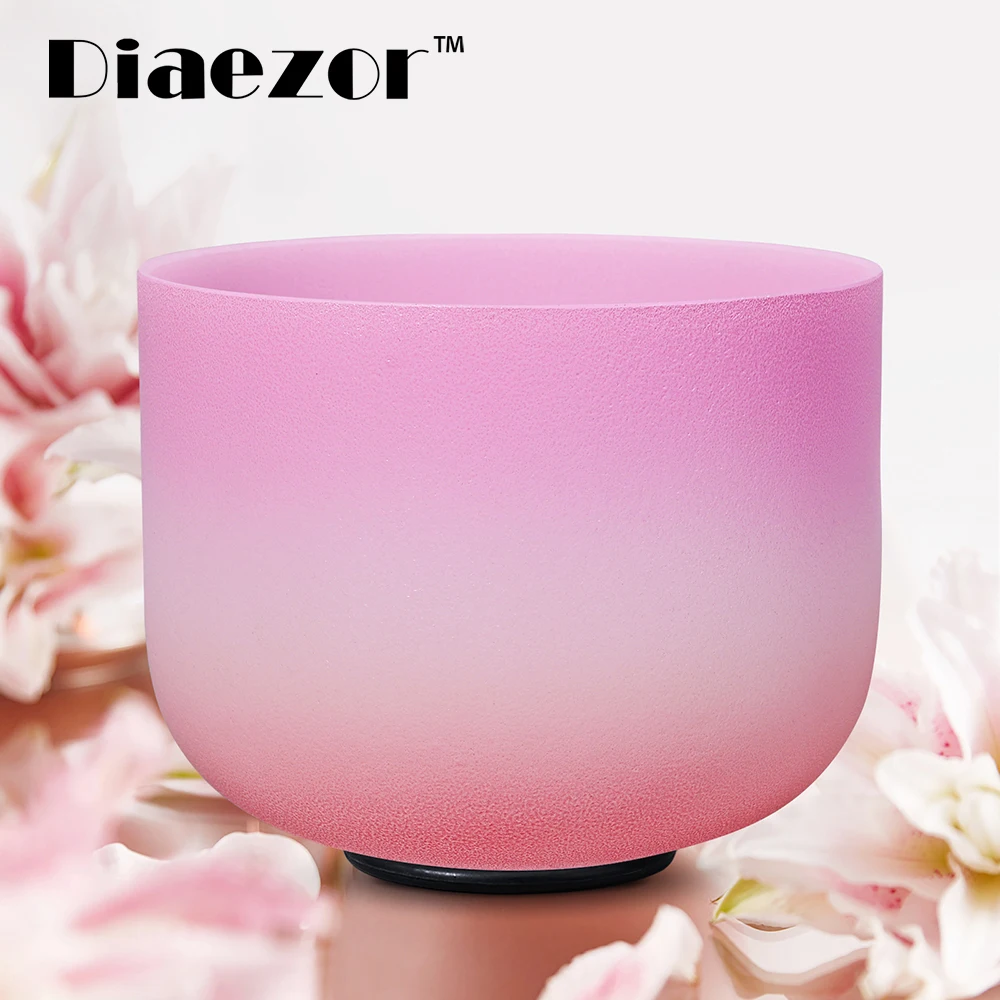 

Diaezor 8 дюймов Поющая чаша чакра CDEFGAB Примечание конфеты цветные Замороженные кварцевые миска 8 "для исцеления медитации Crystal Singing Bowl cuenco tibetano ...