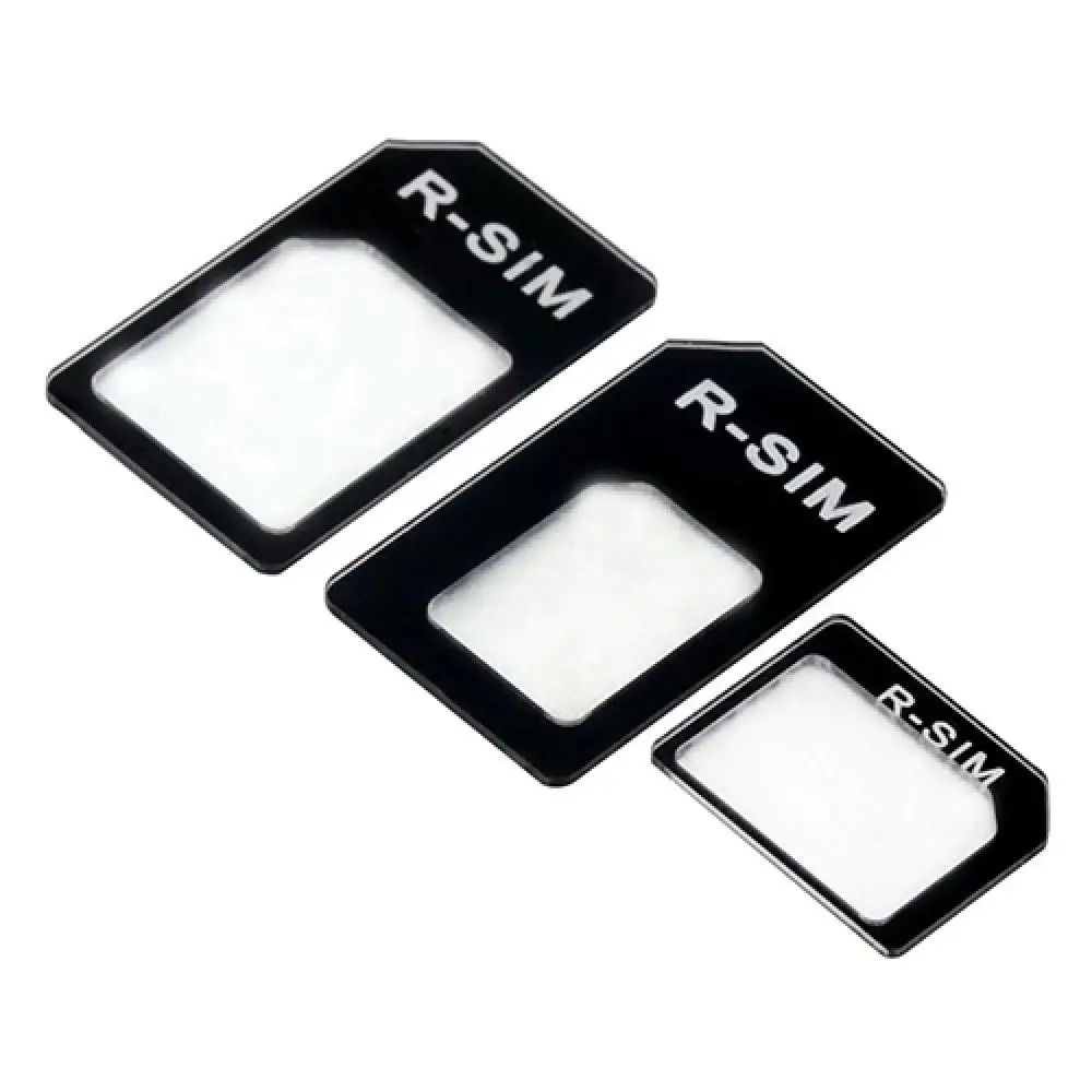 

3 in 1 NanoSIM Card to Micro SIM Card to Standard SIM Card Adapter Converter