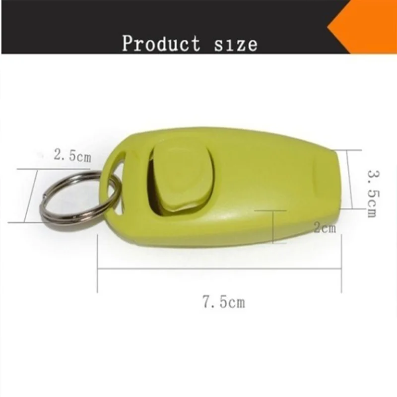

Two together 1 dog training ring pet ring piece + whistle training dog whistle with key chain
