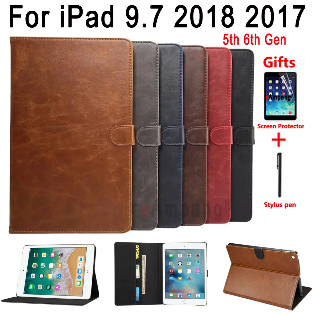 Премиум кожаный чехол для iPad 10 2 7th 8th 2019 2020 Air 3 4 3rd 4th Pro 9 7 5 11 5th 6th 2017 2018 смарт