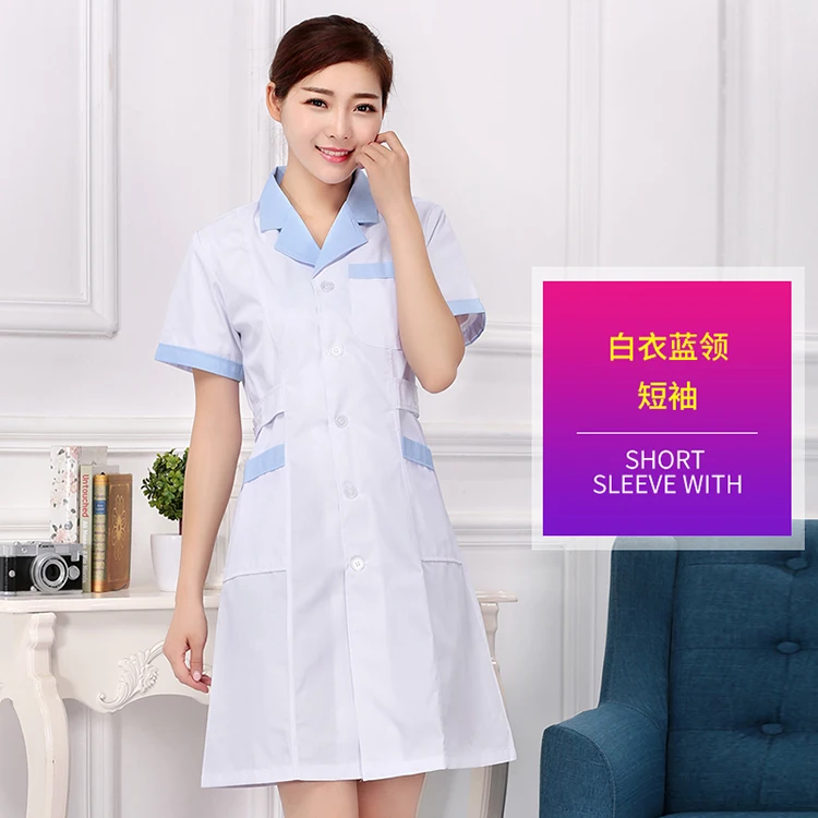 Униформа для медсестры Женская медицинская униформа одежда работы аптека белое