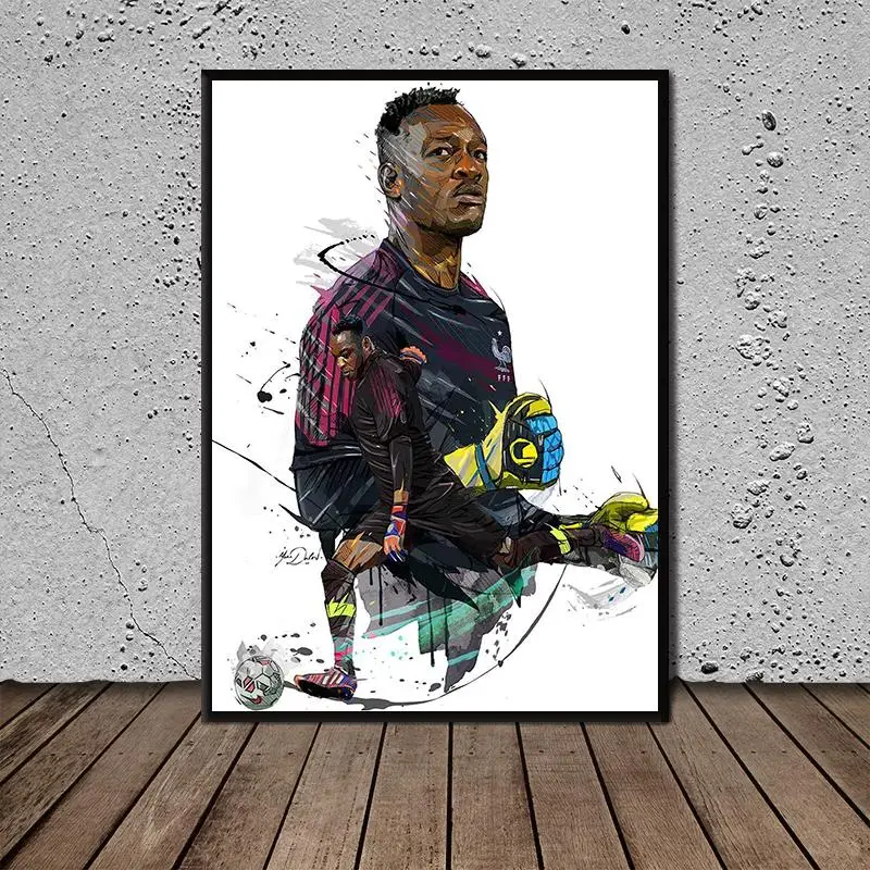 

Steve Mandanda Poster and Prints Canvas Painting on Wall Art Home Decor Picture for Home Decoration