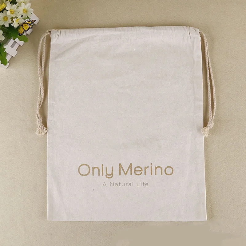 50 шт. сумочки для ювелирных изделий из натурального хлопка