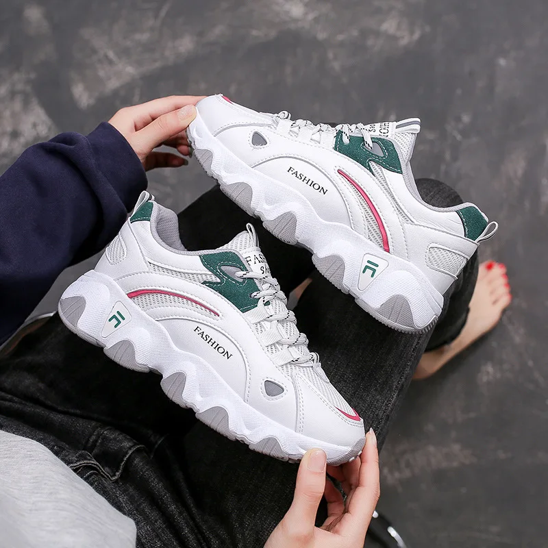 Dad Shoes for Women Spring 2021 New Versatile Student Sneakers for Girl Platform Shoes Zapatos De Mujer Shoes for Women Sneakers