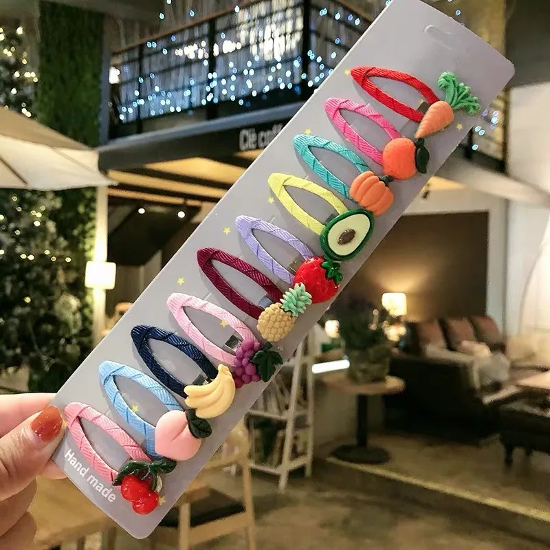 5/10 шт./компл. милые заячьими ушками детская Заколки для волос Красочные на